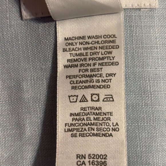 ELISABETH BY LIZ CLAIRBORNE  Women's 100% Linen Button Down Shirt - 3x - Picture 10 of 14